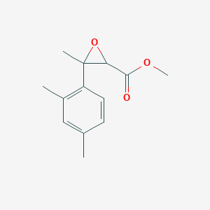 molecular formula C13H16O3 B15301130 Methyl 3-(2,4-dimethylphenyl)-3-methyloxirane-2-carboxylate 