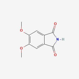 molecular formula C10H9NO4 B15301169 5,6-Dimethoxyisoindoline-1,3-dione 