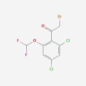 2',4'-Dichloro-6'-(difluoromethoxy)phenacyl bromide