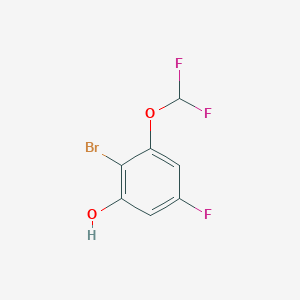 2-Bromo-3-difluoromethoxy-5-fluorophenol