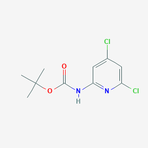 molecular formula C10H12Cl2N2O2 B153013 tert-Butyl (4,6-dichloropyridin-2-yl)carbamate CAS No. 1017789-38-6