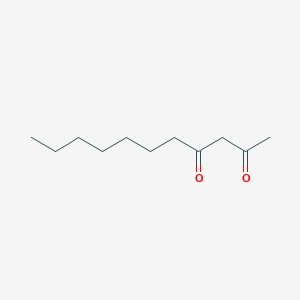 molecular formula C11H20O2 B15301316 Undecane-2,4-dione CAS No. 25826-10-2