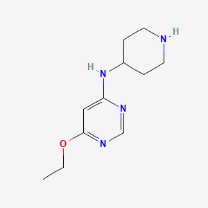 6-ethoxy-N-(piperidin-4-yl)pyrimidin-4-amine
