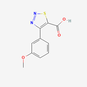 4-(3-Methoxyphenyl)-1,2,3-thiadiazole-5-carboxylic acid
