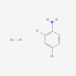 molecular formula C6H6Br2FN B153014 4-Bromo-2-fluoroaniline hydrobromide CAS No. 136790-70-0