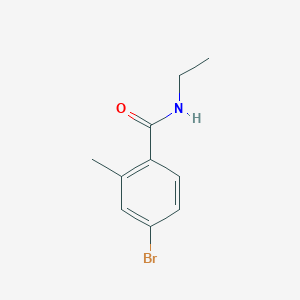 molecular formula C10H12BrNO B1530153 4-bromo-N-ethyl-2-methylbenzamide CAS No. 1146157-77-8