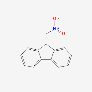 molecular formula C14H11NO2 B15301531 9-(nitromethyl)-9H-fluorene 