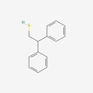 molecular formula C14H14S B15301556 I(2)-Phenylbenzeneethanethiol CAS No. 71351-02-5