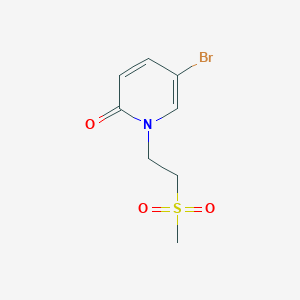 5-Bromo-1-[2-(methylsulfonyl)ethyl]pyridin-2(1H)-one