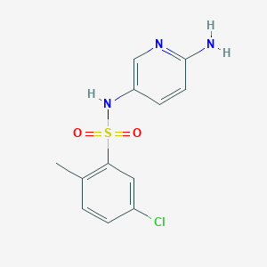 N-(6-aminopyridin-3-yl)-5-chloro-2-methylbenzenesulfonamide