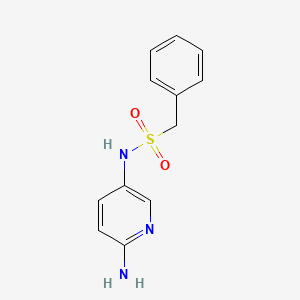 N-(6-aminopyridin-3-yl)-1-phenylmethanesulfonamide
