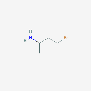 molecular formula C4H10BrN B15301743 (2S)-4-bromobutan-2-amine 