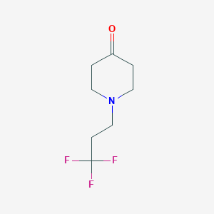 molecular formula C8H12F3NO B1530183 1-(3,3,3-Trifluoropropyl)piperidin-4-one CAS No. 1342825-61-9