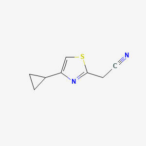 2-(4-Cyclopropylthiazol-2-yl)acetonitrile