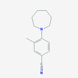 4-(Azepan-1-yl)-3-methylbenzonitrile