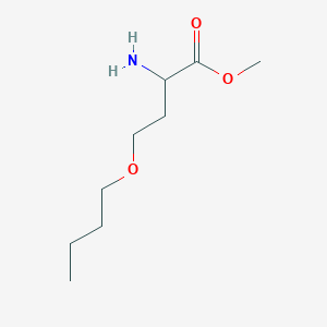 molecular formula C9H19NO3 B15301979 Methyl o-butylhomoserinate 