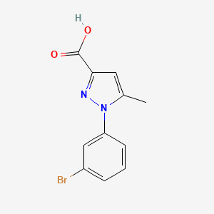 1-(3-Bromophenyl)-5-methyl-1h-pyrazole-3-carboxylic acid