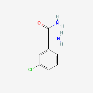 2-Amino-2-(3-chlorophenyl)propanamide