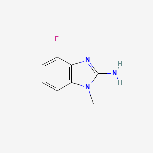 2-Amino-4-fluoro-1-methylbenzimidazole