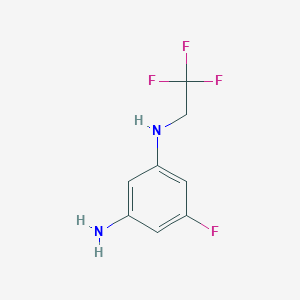 5-fluoro-N1-(2,2,2-trifluoroethyl)benzene-1,3-diamine