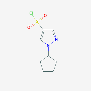 1-cyclopentyl-1H-pyrazole-4-sulfonyl chloride