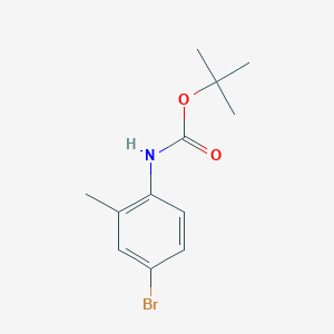 molecular formula C12H16BrNO2 B153022 tert-Butyl (4-bromo-2-methylphenyl)carbamate CAS No. 306937-14-4