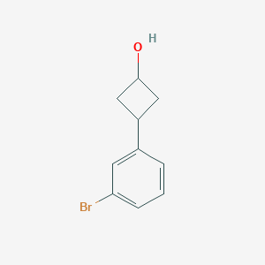 molecular formula C10H11BrO B1530226 3-(3-Bromophenyl)cyclobutan-1-ol CAS No. 1182940-84-6