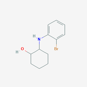 2-[(2-Bromophenyl)amino]cyclohexan-1-ol