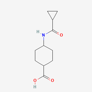 4-Cyclopropaneamidocyclohexane-1-carboxylic acid