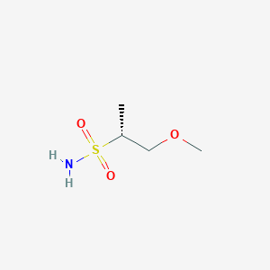 molecular formula C4H11NO3S B15302482 (2R)-1-methoxypropane-2-sulfonamide 