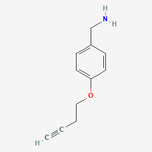 (4-(But-3-yn-1-yloxy)phenyl)methanamine