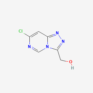 molecular formula C6H5ClN4O B1530253 {7-Chloro-[1,2,4]triazolo[4,3-c]pyrimidin-3-yl}methanol CAS No. 1183462-18-1