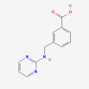 3-{[(Pyrimidin-2-yl)amino]methyl}benzoic acid