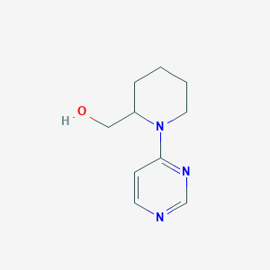 molecular formula C10H15N3O B1530262 [1-(Pyrimidin-4-yl)piperidin-2-yl]methanol CAS No. 1249830-74-7