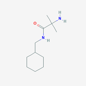 molecular formula C11H22N2O B1530265 2-amino-N-(cyclohexylmethyl)-2-methylpropanamide CAS No. 1249390-48-4