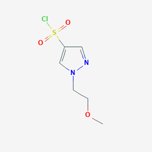 B1530270 1-(2-methoxyethyl)-1H-pyrazole-4-sulfonyl chloride CAS No. 1183082-06-5
