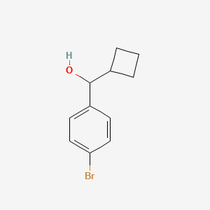 molecular formula C11H13BrO B1530276 (4-溴苯基)(环丁基)甲醇 CAS No. 1216219-03-2