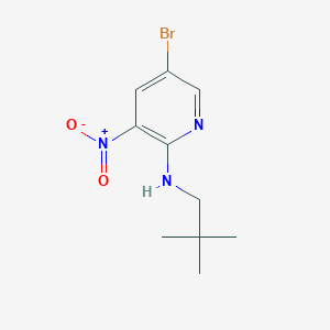 molecular formula C10H14BrN3O2 B1530277 5-Bromo-N-neopentyl-3-nitropyridin-2-amine CAS No. 1250639-63-4