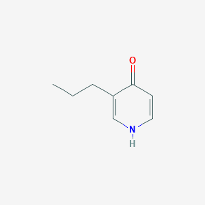 molecular formula C8H11NO B15302844 3-Propylpyridin-4-ol 