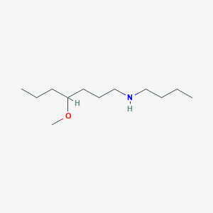 molecular formula C12H27NO B15302869 Butyl-(4-methoxy-heptyl)-amine 
