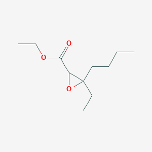 molecular formula C11H20O3 B15302919 Ethyl 3-butyl-3-ethyloxirane-2-carboxylate 