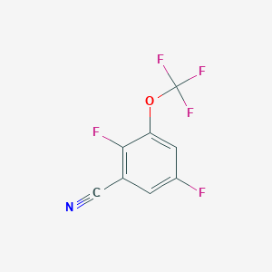 molecular formula C8H2F5NO B1530292 2,5-Difluoro-3-(trifluoromethoxy)benzonitrile CAS No. 1806304-93-7
