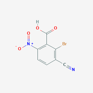 2-Bromo-3-cyano-6-nitrobenzoic acid