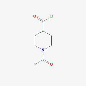 molecular formula C8H12ClNO2 B015303 1-Acetylpiperidine-4-carbonyl chloride CAS No. 59084-16-1