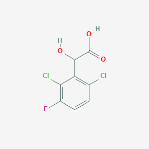 molecular formula C8H5Cl2FO3 B1530310 2,6-Dichloro-3-fluoromandelic acid CAS No. 1804514-90-6