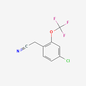 4-Chloro-2-(trifluoromethoxy)phenylacetonitrile
