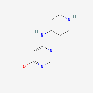 6-methoxy-N-(piperidin-4-yl)pyrimidin-4-amine