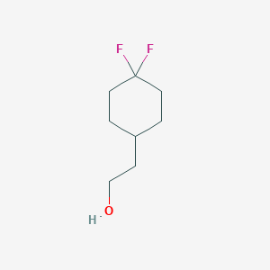 molecular formula C8H14F2O B1530336 2-(4,4-Difluorocyclohexyl)ethan-1-ol CAS No. 1494590-78-1