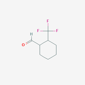 molecular formula C8H11F3O B15303361 2-(Trifluoromethyl)cyclohexanecarbaldehyde 
