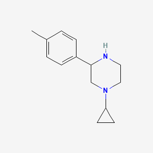 molecular formula C14H20N2 B1530348 1-Cyclopropyl-3-(4-methylphenyl)piperazine CAS No. 1248907-96-1